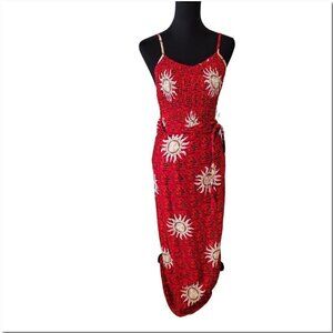 Shoreline Two Piece Wrap Skirt Cami Sundress Set NWT One Size